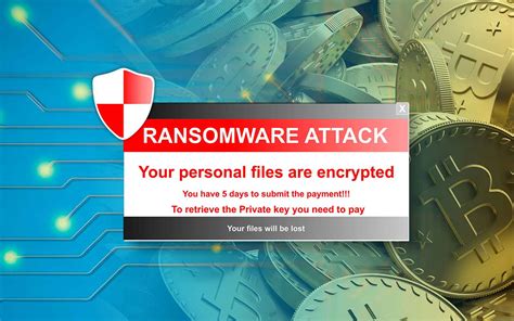 ransomware attack in cyber security.